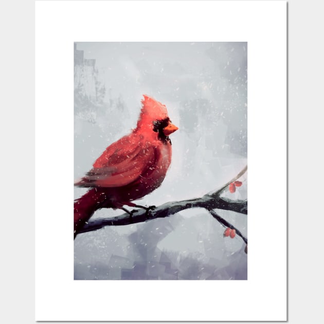 Cardinal Wall Art by AidanJWar